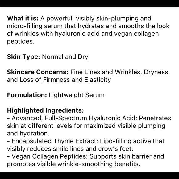 🍯 Farmacy FILLING GOOD hyaluronic acid plumping serum - Picture 10 of 11